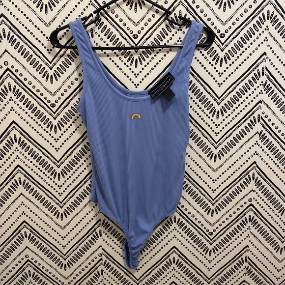 A medium, blue one piece. - Picture 1 of 2